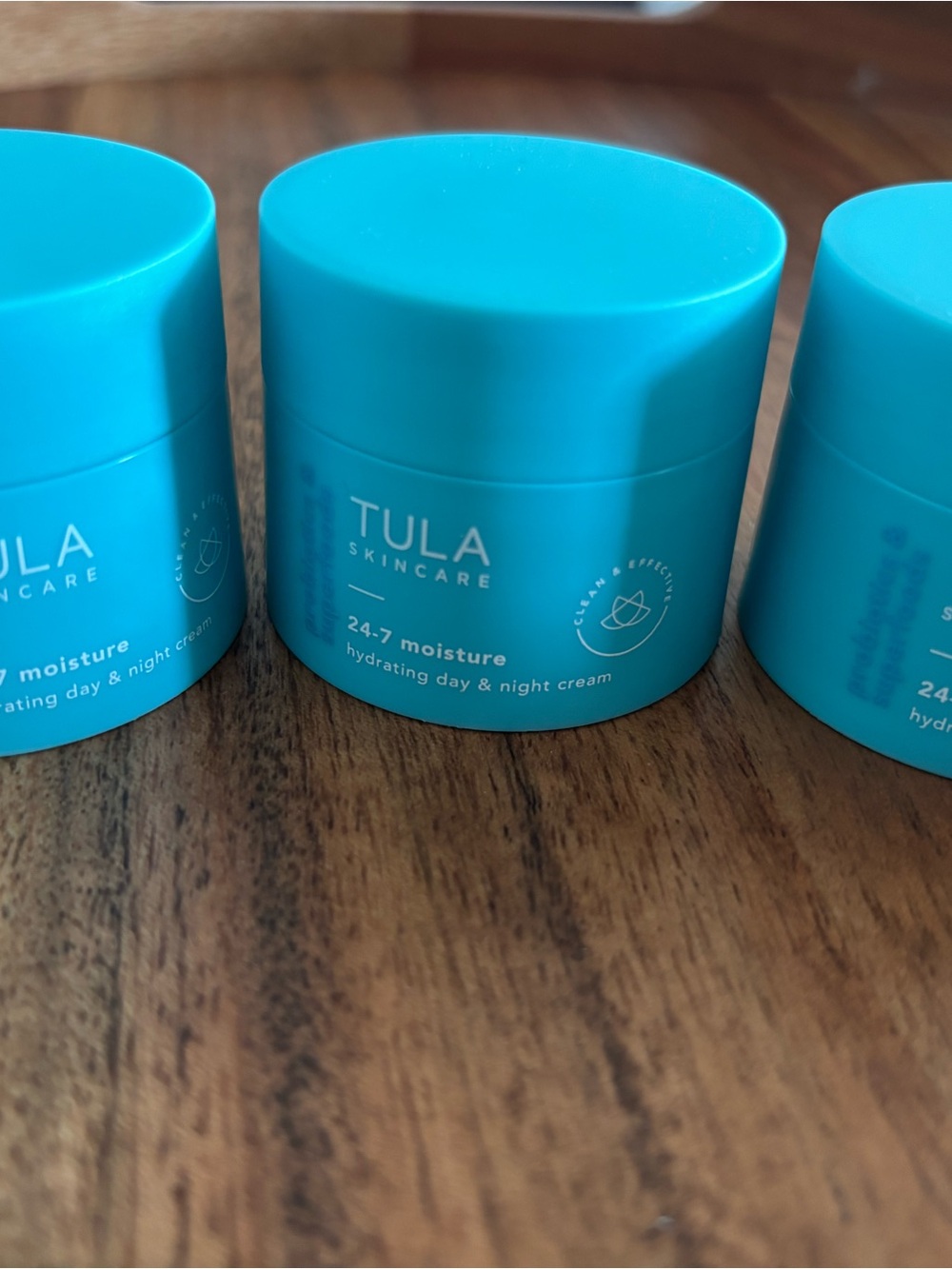 3 *new* Tula 24-7 Moisture Hydrating Day & Night Cream - Travel size